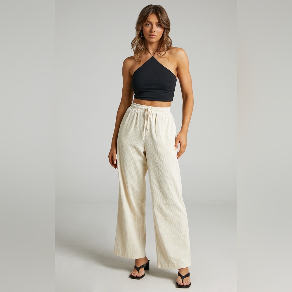 LIONESS - NIKITA CORD PANT IN CREAM
